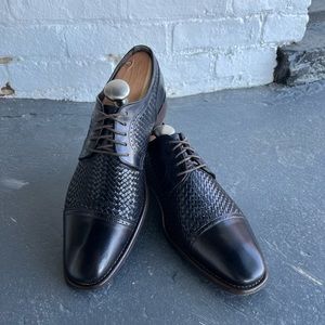 Johnston & Murphy Navy Cormac,made in Italy, size 8